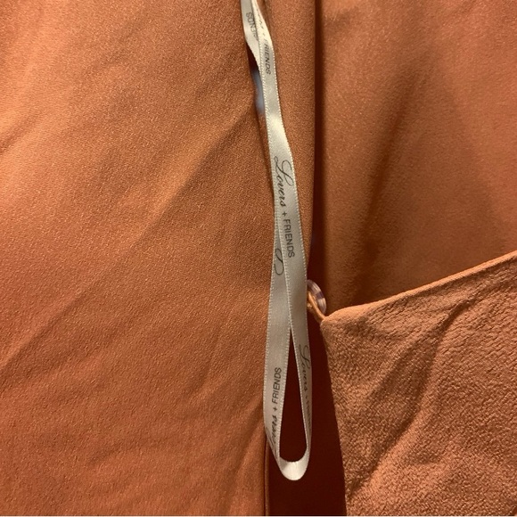 LOVERS + FRIENDS Love Letter Cold-Shoulder V-Neck Wrap Dress - Picture 7 of 8